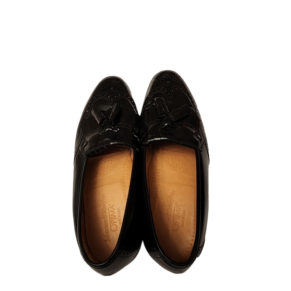 Johnston & Murphy Black Tassel Oxfords - Picture 5 of 11